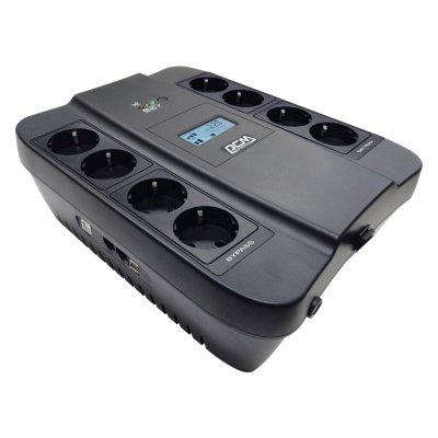 Источник бесперебойного питания Powercom Spider SPD-750U USB LCD 450Вт 750ВА черный