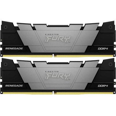 Оперативная память Kingston Fury Renegade, DDR4, 64GB (2x32 GB), 3200 MHz, CL16, DIMM, с радиатором, черный