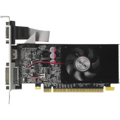 Видеокарта AFOX GeForce GT 610, 2 GB DDR3, 64 bit, HDMI, DVI-D, VGA, GPU 810 MHz