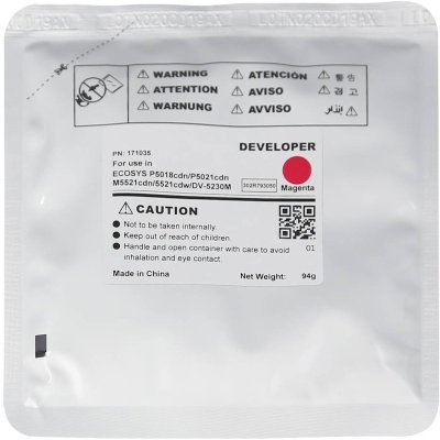 Девелопер DV-5230M для KYOCERA ECOSYS M5521cdn P5021cdn M5526cdw (CET) Magenta, 94г, 100000 стр. CET171035