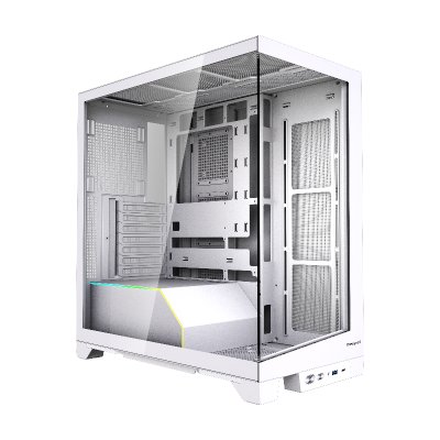 Корпус без блока питания/ Case HSPD F550, Mid Tower, White, TG, 0.7 SPCC, no fans ATX, mATX, mITX 185/420/200mm 3x2.5", 3x3.5", 7xPCI 1xUSB-A 3.0, 1xUSB-C 433x245x473mm