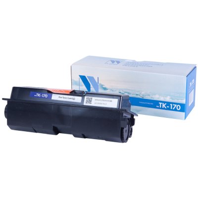 -/ Тонер-картридж NVP NV-TK-170 для Kyocera FS-1320D/ FS-1320DN/ FS-1370DN/ Ecosys P2135d/ P2135dn (7200k)