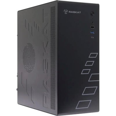 Компьютер ПЭВМ т.м. "Raskat" Standart300 (Intel Core i3 12100, RAM 8Gb, SSD 240Gb, no OS, kb+ms, black)