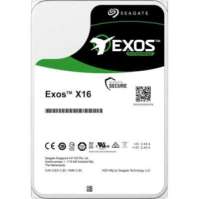 Жесткий диск/ HDD Seagate SATA 12Tb Exos X16 6Gb/s 7200 256Mb OFFICIAL RECERTIFIED 1 year warranty (replacement ST12000NM000J, ST12000NM002H)