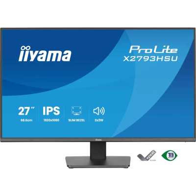 Монитор Iiyama 27" ProLite X2793HSU-B1 черный IPS LED 16:9 HDMI M/M матовая 350cd 178гр/178гр 1920x1080 120Hz DP FHD USB 4кг