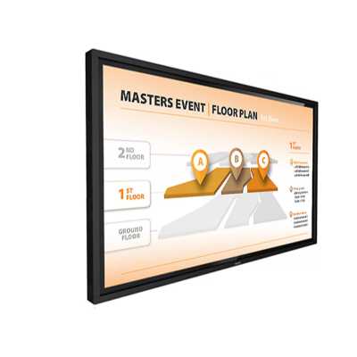 Монитор 43" Philips 43BDL3452T Multi-touch IPS 3840x2160 16:9 8ms 178/178 400cd 1200:1 VGA 2*HDMI DVI VGA USB mSD OPS RJ45 RS232C IR Speakers Android Wi-Fi