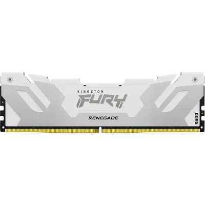 Оперативная память Kingston Fury Renegade, DDR5, 32Gb (1x32Gb), 6400MHz, CL32, DIMM, радиатор, белый