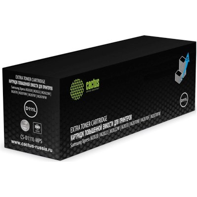 Картридж лазерный Cactus CS-D111L-MPS черный (3000стр.) для Samsung Xpress M2022, M2020, M2021, M202