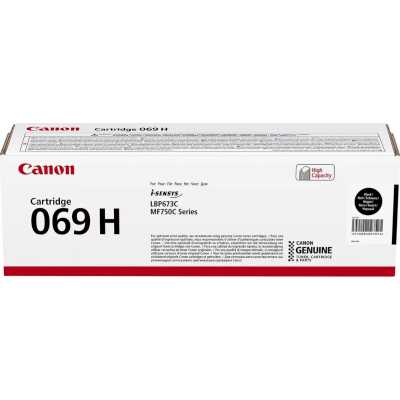 Картридж лазерный Canon 069HBK (5098C002/004) черный (7600 стр.) для Canon MF752Cdw/MF754Cdw, LBP673Cdw