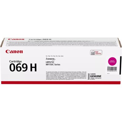 Картридж лазерный Canon 069HM (5096C002/004) пурпурный (5500 стр. повышенной емкости) для Canon MF752Cdw/754Cdw, LBP673Cdw