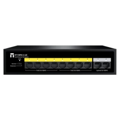 Коммутатор Netis ST110PDI-2-65 10x100Мбит/с 8PoE неуправляемый