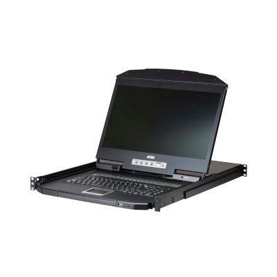 Консоль ATEN 18.5" 8-Port PS/2-USB VGA Single Rail WideScreen LCD KVM Switch