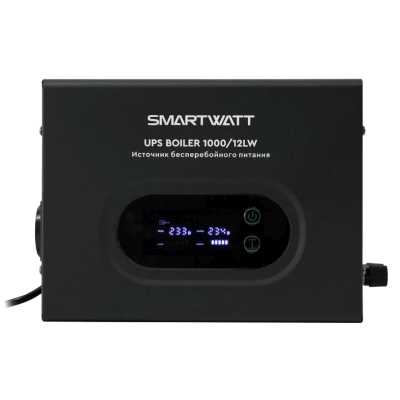 Источник бесперебойного питания Smartwatt Boiler 1000/12LW 600Вт 1000ВА черный
