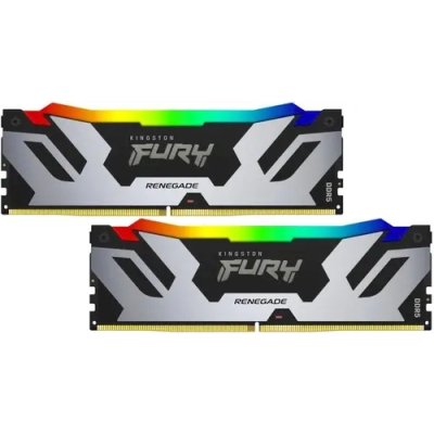 Память DDR5 2x16GB 7200MHz Kingston KF572C38RSAK2-32 Fury Beast RGB RTL Gaming PC5-57600 CL38 DIMM UDIMM 288-pin 1.45В kit single rank с радиатором Ret