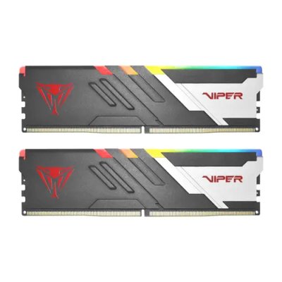 Оперативная память Patriot Viper Venom, DDR5, 32GB (2x16GB), 6800MHz, CL34, DIMM, с радиаторами, RGB, черный