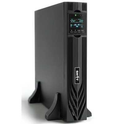 Источник бесперебойного питания 8765 SKAT-UPS 1500-RACK-ON-3X9-E P3 UPS 1500VA/1500W, 2U, On-Line, sine wave, built-in 36V battery (3x9Ah), 8xC13, USB, RS232, RS485, parallel port, card slot (SNMP, relay), EPO, WxDxH 440x461x86.5, weight 16.5 kg