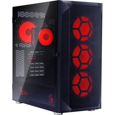 Компьютер Bloody BD-PC RB65C2 MT Ryzen 5 7500F (3.7) 32Gb SSD1Tb RX 7700XT 12Gb Win11H 64 2.5Gigabit WiFi BT 650W черный (RUS) (2111350)