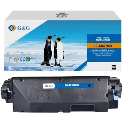 Картридж лазерный G&G GG-TK-5270BK TK5270BK черный (8000стр.) для Kyocera ECOSYS P6230cdn/M6230cidn/