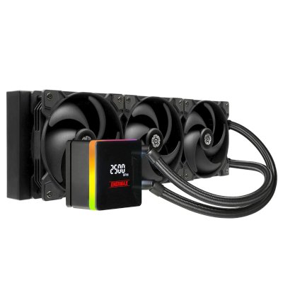 Система жидкостного охлаждения Enermax LIQTECH XTR 360мм черный, 120 мм, алюминий/медь, 3000 об/мин, 32 дБ, 4 pin, 500 Вт