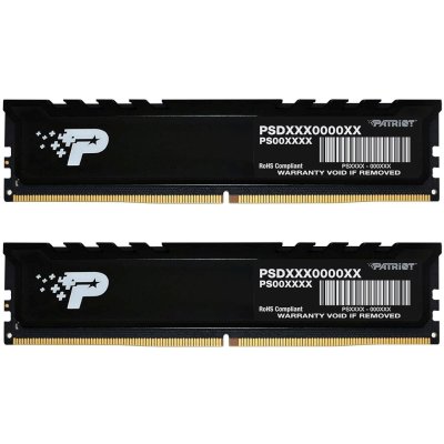 Память DDR5 2x16GB 4800MHz Patriot PSP532G4800KH1 Signature Premium RTL PC5-38400 CL40 DIMM 288-pin