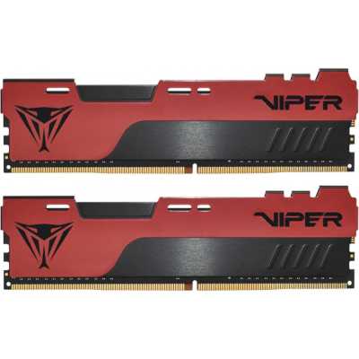 Оперативная память Patriot Viper Elite II, DDR4, 16GB (2x8 GB), 3600 MHz, CL20, DIMM, радиатор, красный, черный