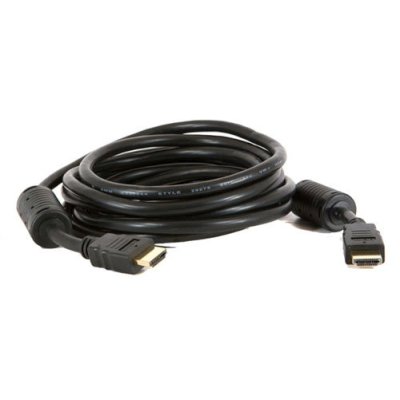 Кабель HDMI/DVI 5bites APC-014-075 HDMI M/HDMI M V1.4b, высокоскоростной, ethernet+3D, зол.разъемы, ферр.кольца, 7.5м.