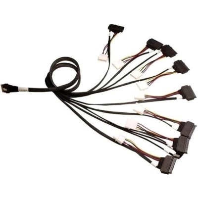 Кабель ACD-60006-JP Slimline SASx8 (SFF8654) -to- 8x U.3 Direct, 1M, (аналог Broadcom 05-60006-00)