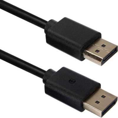 Кабель ACD-DDPM2-10M DisplayPort 1.2, Golden Plated, 20m/20m, черный,10м