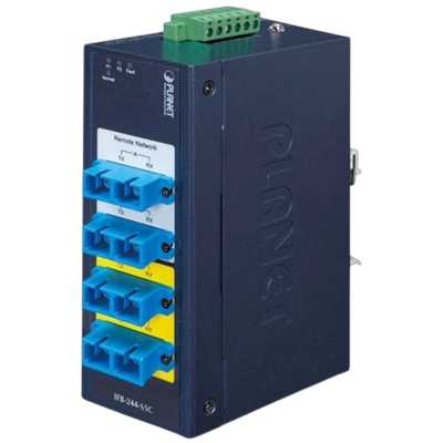 Оптический байпас-коммутатор PLANET IFB-244-SSC, 4×Duplex SC (Single Mode, 100M–100G), неуправляемый