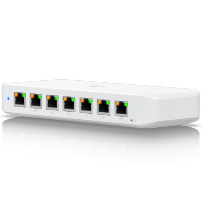 Коммутатор Ubiquiti UniFi Switch Ultra PoE-коммутатор, 8х 1G RJ45, раздача 42 Вт