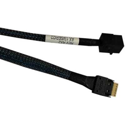 Кабель Amphenol RSL38-2804 Slimline SASx4 (SFF8654) -to- HD MiniSAS x4 (SFF8643) 80cm