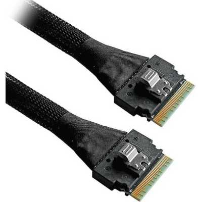 Кабель Amphenol RSL74-7650 Slimline SASx8 (SFF8654) -to- Slimline SASx8 (SFF8654), 67CM (C5454)