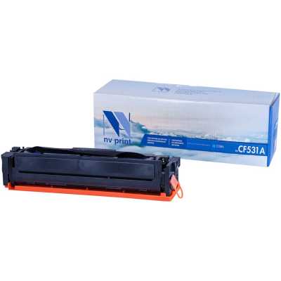 Картридж лазерный NVPrint совместимый HP CF531A Cyan для Color LaserJet Pro MFP M180n/M181fw (900k)