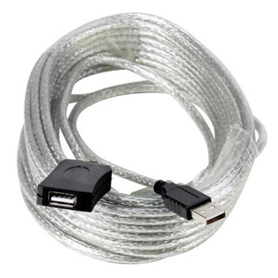 Кабель AM/AF USB2.0 10м AOpen удлинитель активный(с усилителем) USB2.0-repeater, ACU823-10M