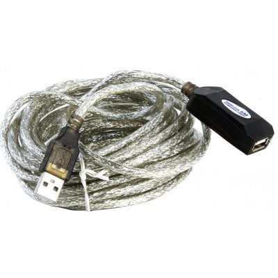 Кабель Aopen/QustКабель-адаптер USB2.0-repeater, удлинительный активный Am-->Af 5м (ACU823-5M) 6938510851314