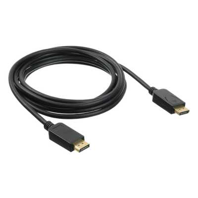 Кабель аудио-видео Buro V.1.2 DisplayPort (m)/DisplayPort (m) 2м. позолоченные контакты черный
