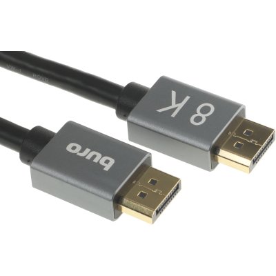 Кабель аудио-видео Buro ver 1.4 DisplayPort (m)/DisplayPort (m) 1.5м. позолоченные контакты черный