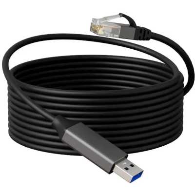 Кабель Buro BU-USB-A-LAN100-2m USB 2.0 A(m) RJ-45 (m) 2м (пакет)