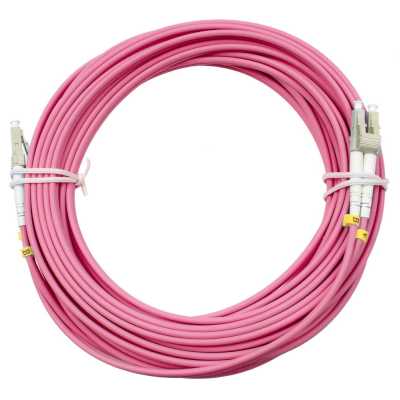 Шнур оптический Cabeus FOP-50-OM4-LC-LC-10m duplex LC-LC 50/125 мм OM4 10м LSZH