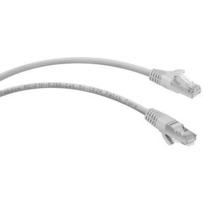 Шнур комм. Cabeus, кат. 5е, экр., F/UTP, RJ45/RJ45, LSZH, AWG24 20м, серый
