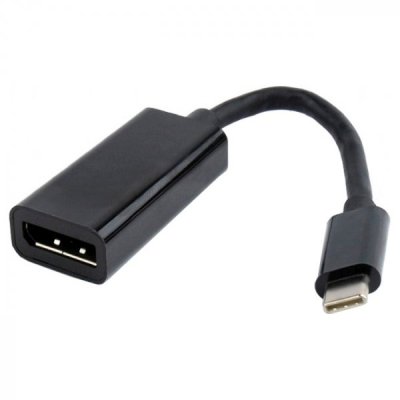 Переходник Cablexpert USB Type-C/DisplayPort, 15 см, пакет (A-CM-DPF-01)