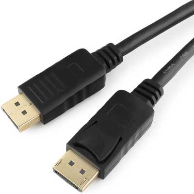 Кабель DisplayPort Gembird/Cablexpert, 5м, 20M/20M, v1.2, черный, экран, пакет (CC-DP2-5M)