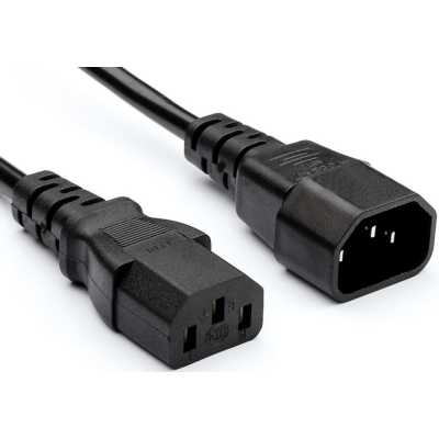 Кабель монитор-компьютер (UPS->уст-во) ExeGate Power EC-10P (С13->С14) VDE-250V-3*1,00-CU, 10A, 10м