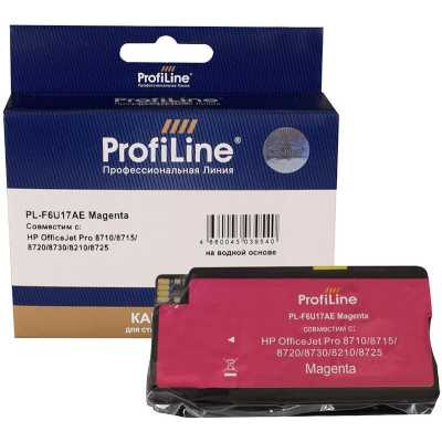 Картридж струйный совместимый ProfiLine PL-F6U17AE №953XL для HP OfficeJet Pro 8710/8715/8720/8730/8210/8725 Magenta PL