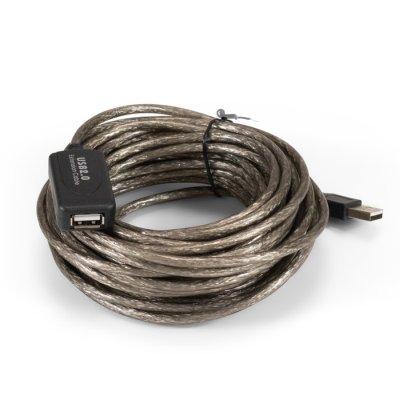 Удлинитель активный USB2.0-repeater ExeGate EX-UAE-AMAF-10.0 (Am/Af, 10м)