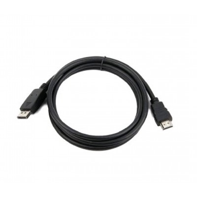 Кабель DisplayPort-HDMI Gembird/Cablexpert 3м, 20M/19M, черный, экран, пакет