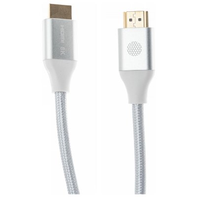 Кабель аудио-видео Cactus CS-HDMI.2.1-1.8 HDMI (m)/HDMI (m) 1.8м. позолоченные контакты серебристый