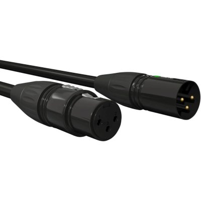 Кабель GCR 7.0m микрофонный XLR M/XLR F , черный, AL case черный, GCR-53374