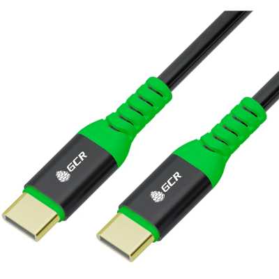 Кабель GCR USB5.0 80GbPS 240W 16K VIDEO, 2.0m, черный