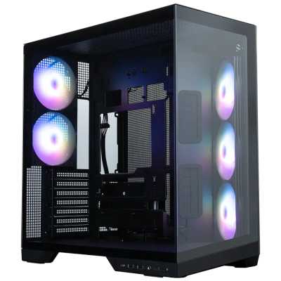 Корпус ZALMAN D50, ATX, BLACK, WINDOW, 2x3.5", 3x2.5", 1xUSB TYPE-C, 2xUSB3.0, FRONT 1xXF360, REAR 1xXF120